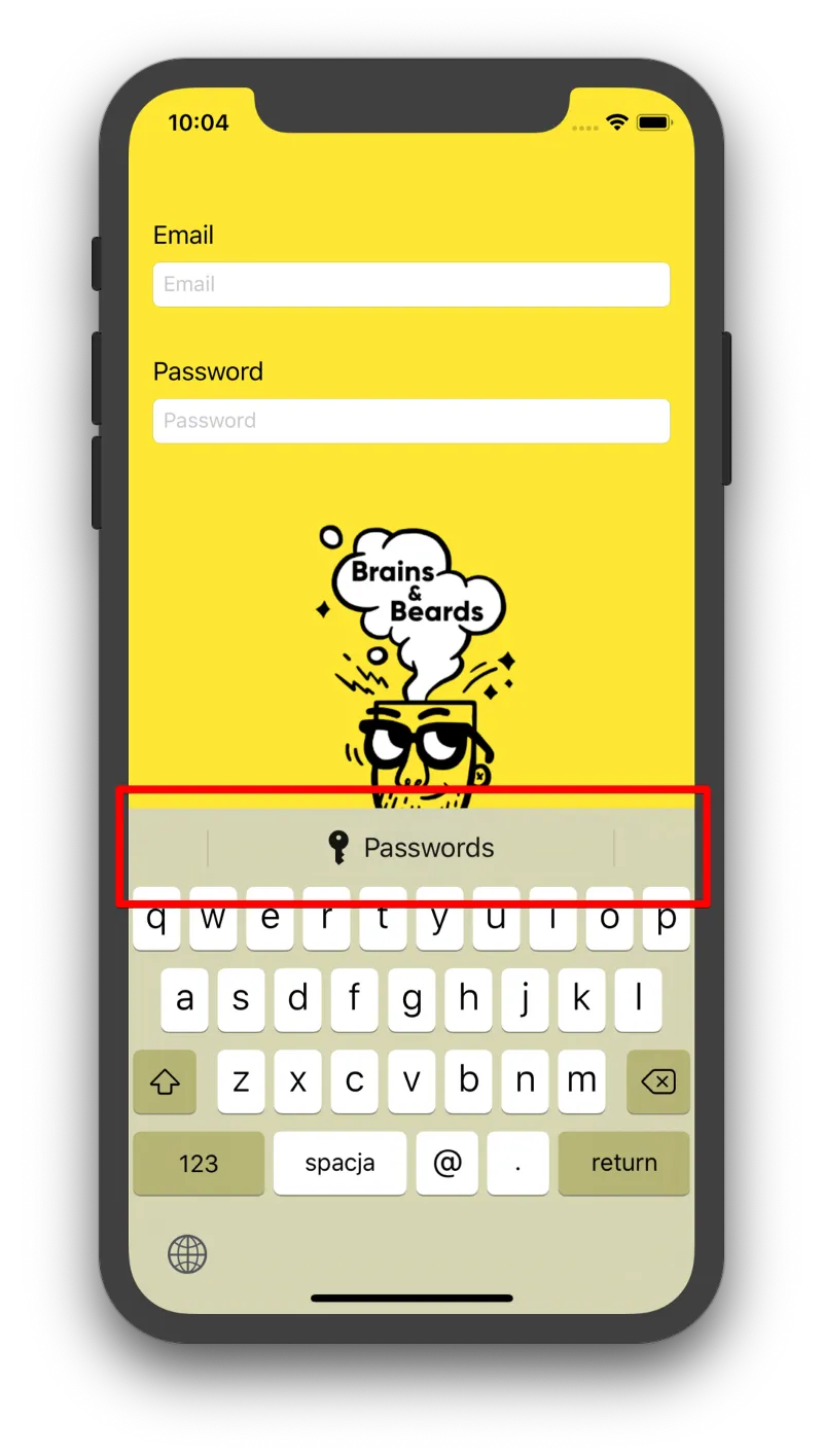 Quick change that helps iOS users sign in quicker