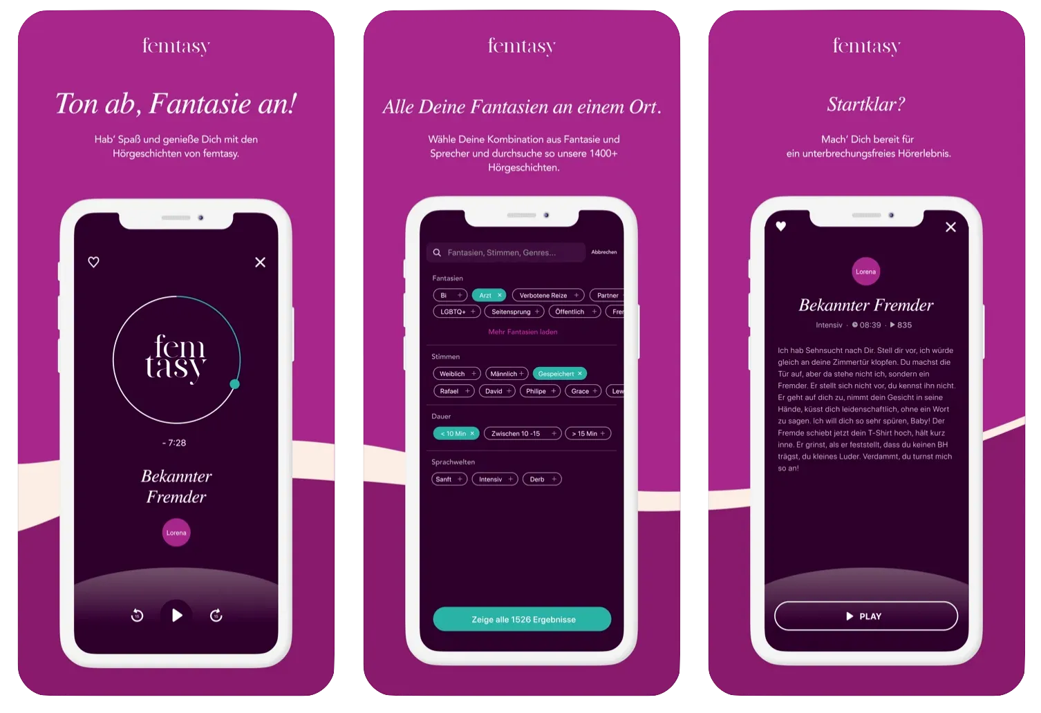 Femtasy app