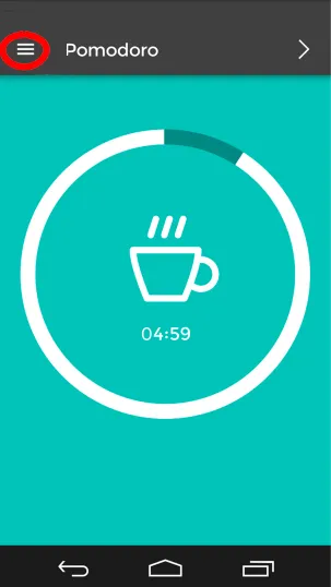 The “hamburger” icon in top menu comes from a Font Awesome set, installed with rpnm.