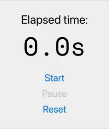 Recording of timer app with fixed timer