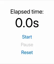 Recording of timer app with stale state bug