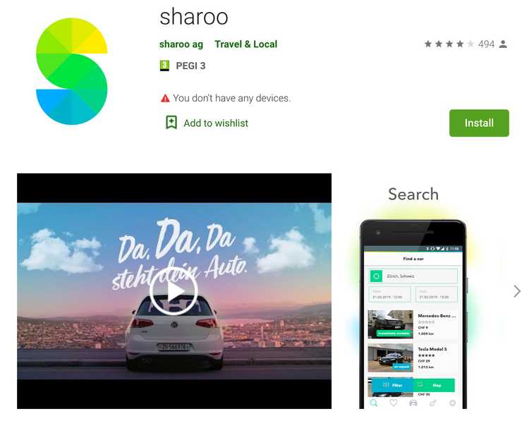 Sharoo ranking - android